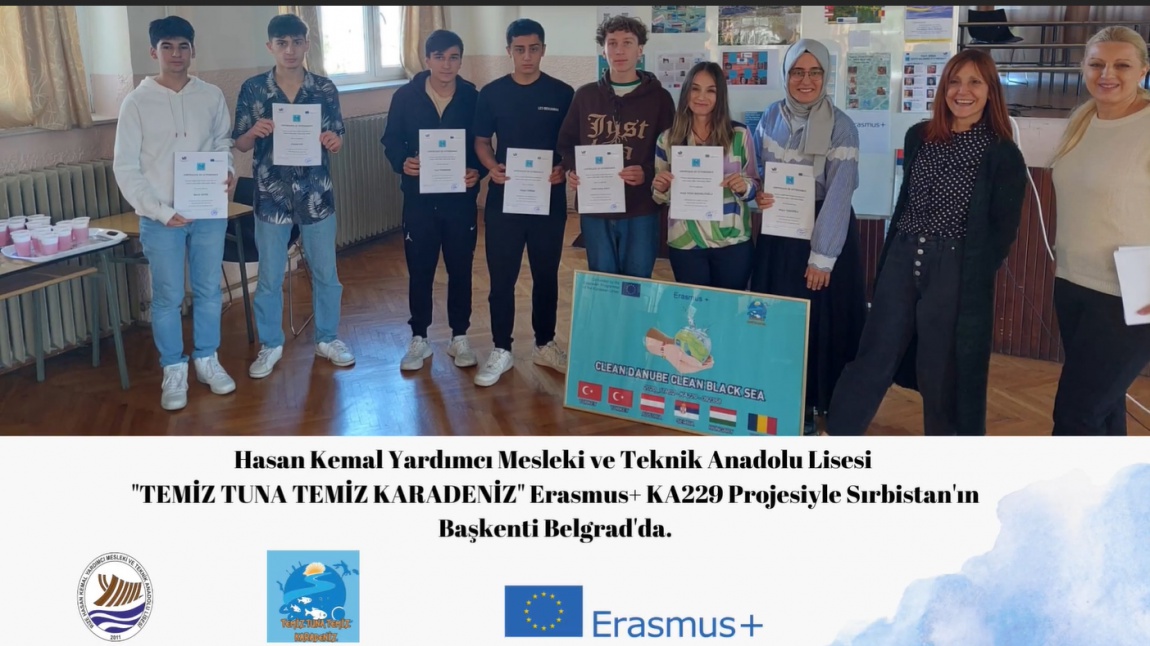 OKULUMUZ TEMİZ TUNA TEMİZ KARADENİZ ERASMUS + KA229 PROJESİ KAPSAMINDA SIRBİSTANIN BAŞKENTİ BELGRAD'DA
