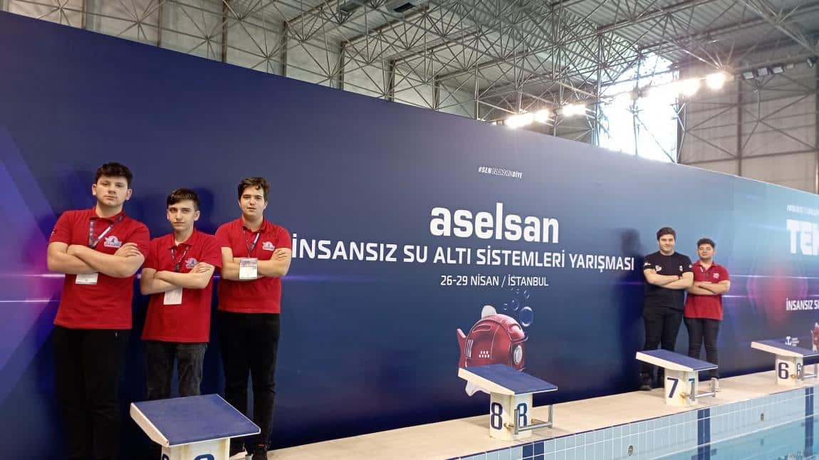 TEKNOFEST 2023 İNSANSIZ SU ALTI SİSTEMLERİ YARIŞMASI TÜRKİYE FİNALLERİNDE OKULUMUZU VE İLİMİZİ BAŞARIYLA TEMSİL ETTİK